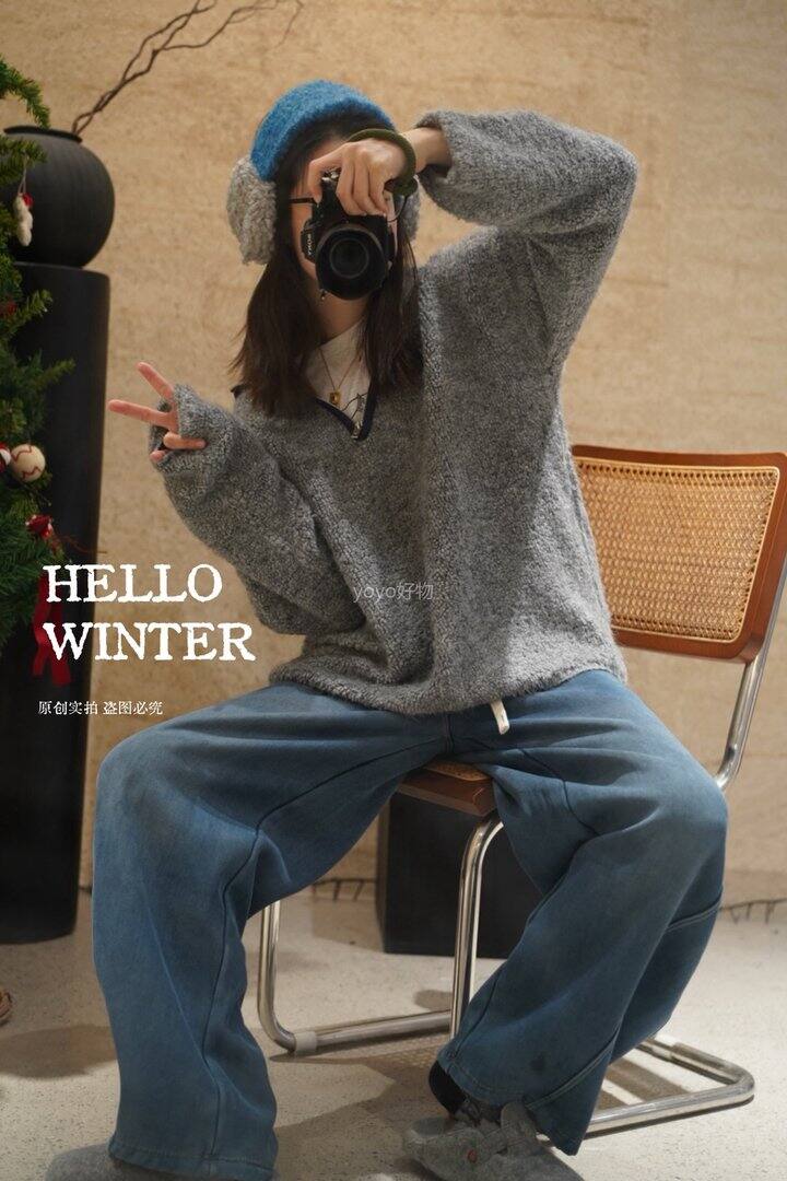 撞色毛绒耳罩！💰39.9