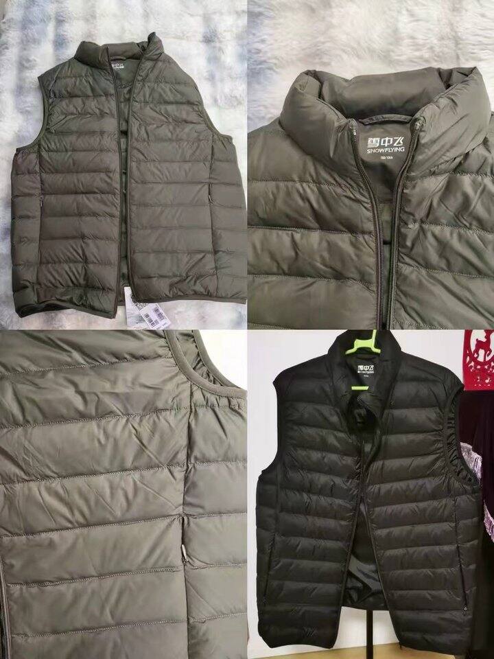 雪中飞立领羽绒马甲💰70元