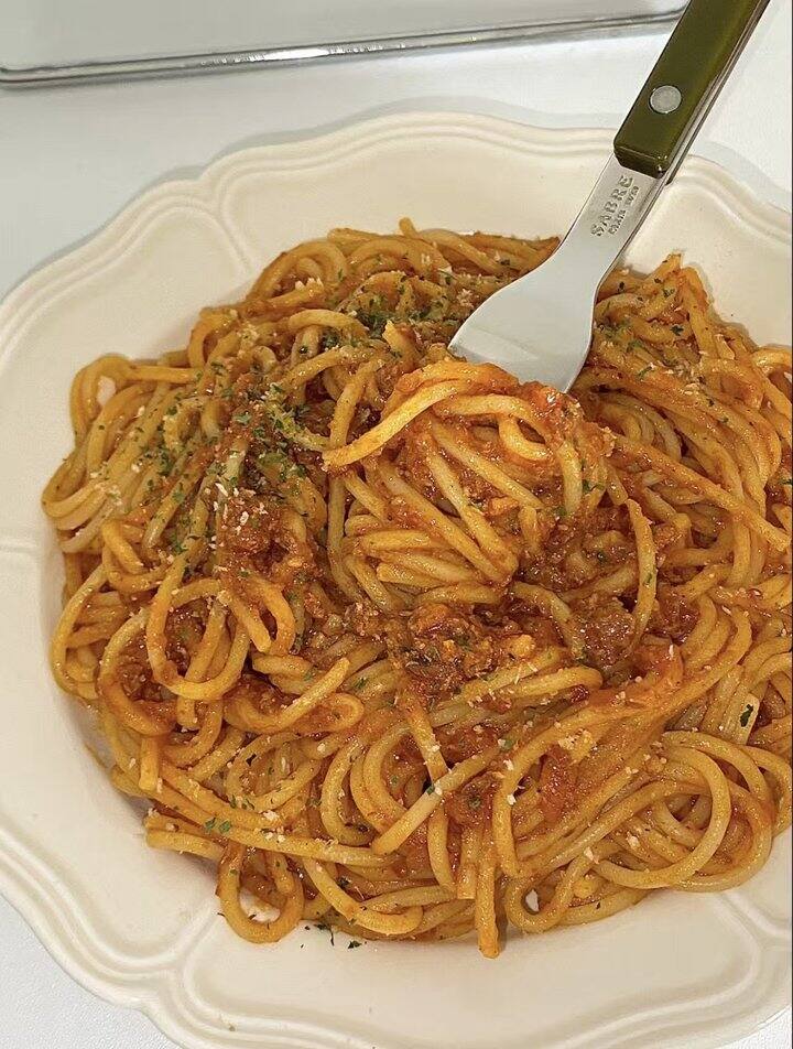 小熊驾到番茄肉酱意面🍝