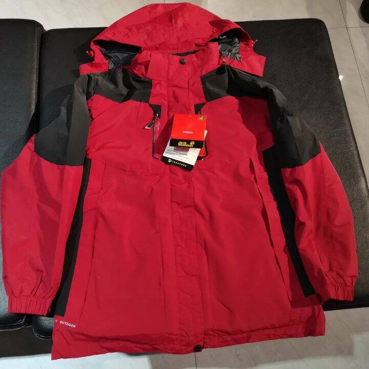 jackwolfskin狼爪三合一抓绒冲锋衣