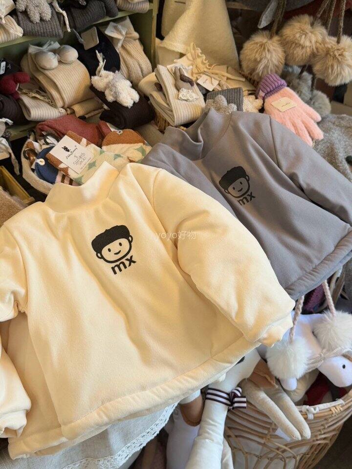 儿童三层夹棉温变打底衫！💰39.9