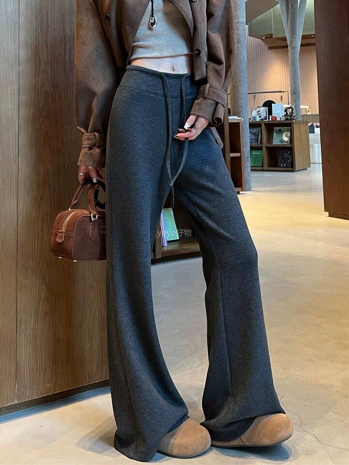 BUSEN步森羊毛加绒超模微喇裤！💰49.9限时