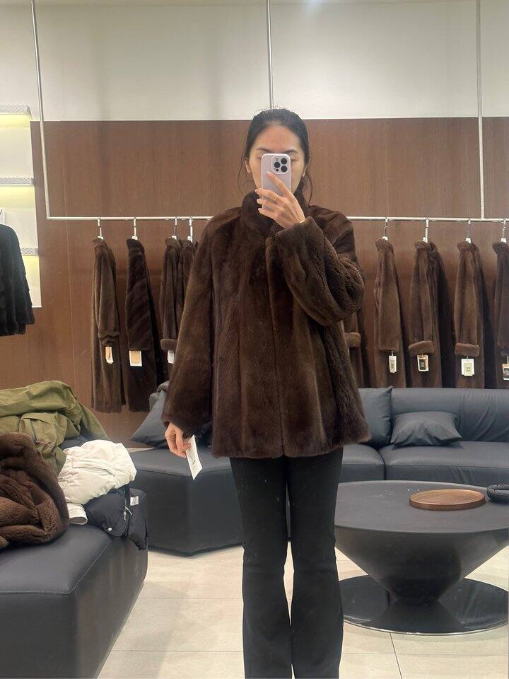 去肃宁买了件貂