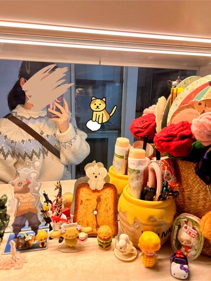 难得的单穿毛衣的季节