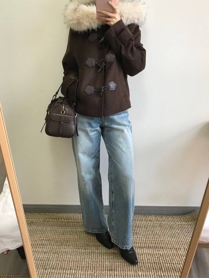 158 94｜秋冬的毛毛外套穿搭～