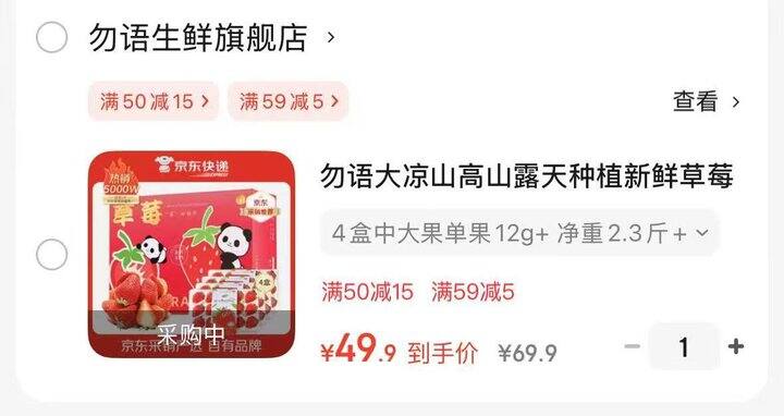 12.4/盒❗️勿语大凉山农家草莓