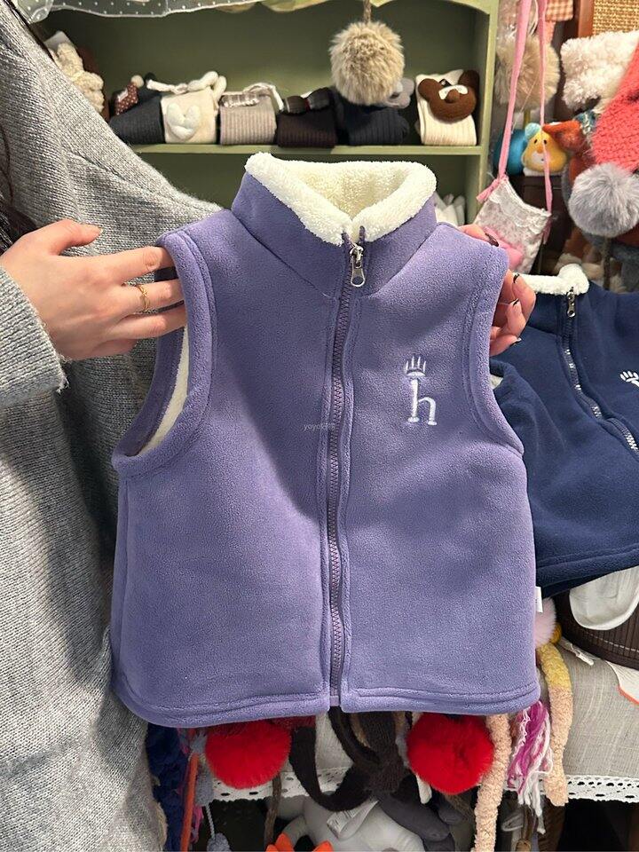 儿童刺绣羊羔绒马甲！卫衣！💰30起