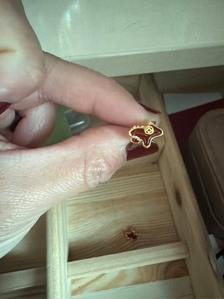 本命年耳钉晒图啦