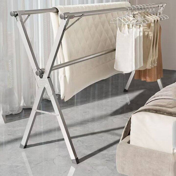 自营美丽雅 三杆折叠晾衣架💰49.5，降10块