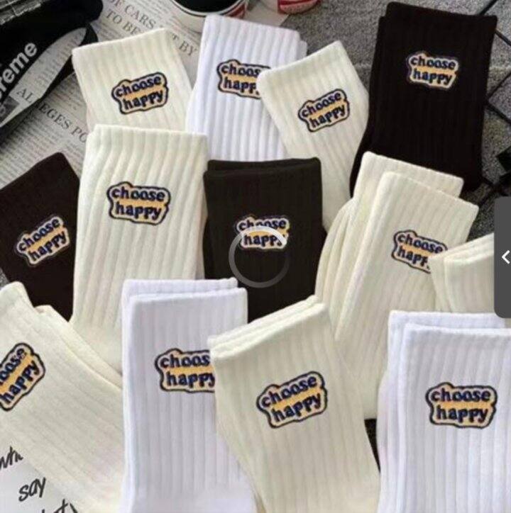 ⭕男女中筒袜4双💰9.9