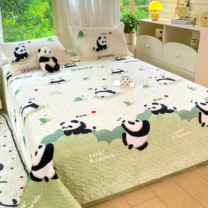 牛奶绒床盖/豆豆被套！💰25起