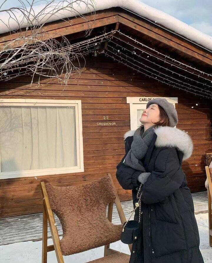 雪中飞长款羽绒服