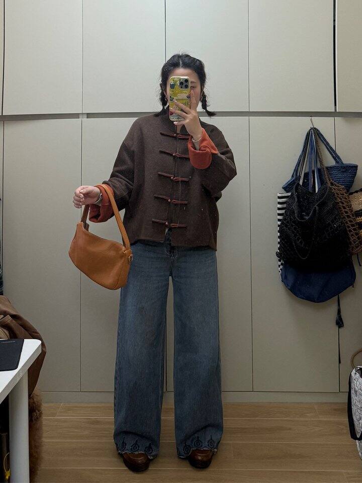 66元的新中式羊毛外套