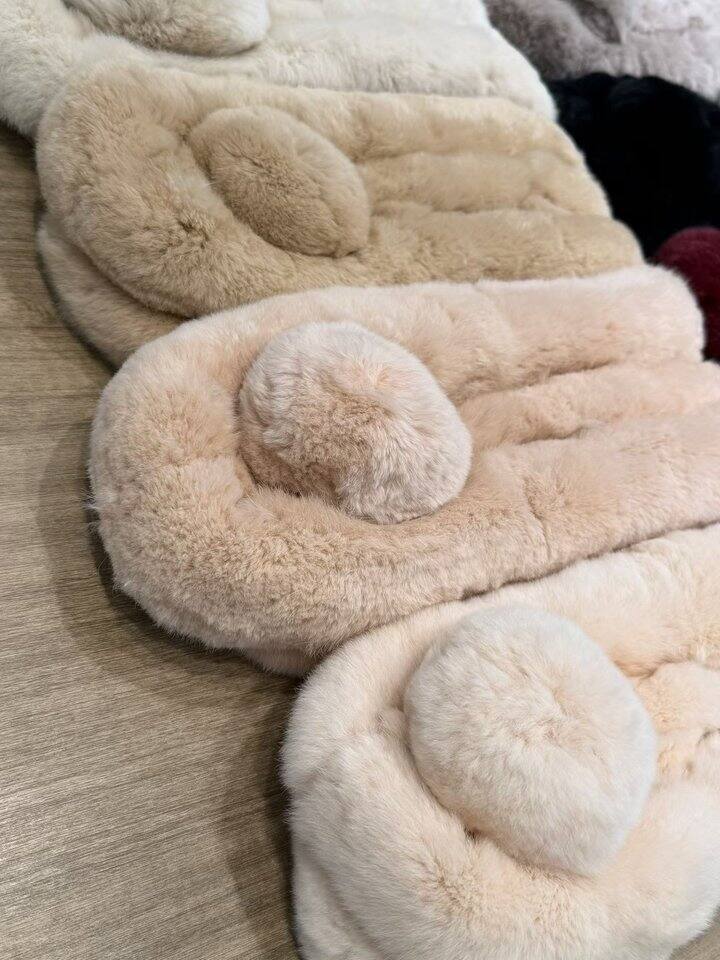 桑坡兔毛围巾49