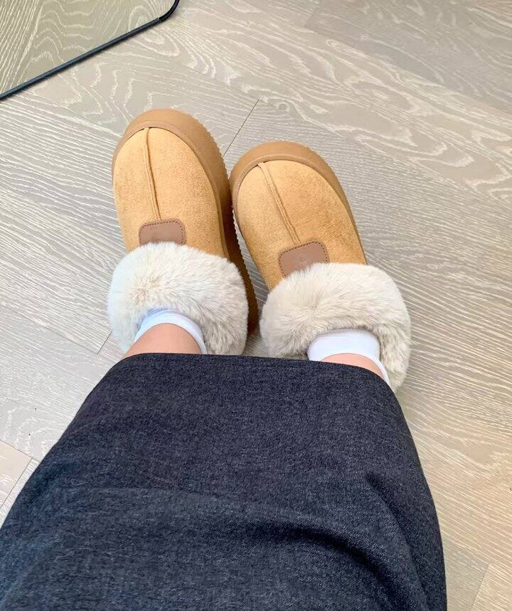 22.9💰 男女同款厚底雪地靴✖️2双，只限今天咯