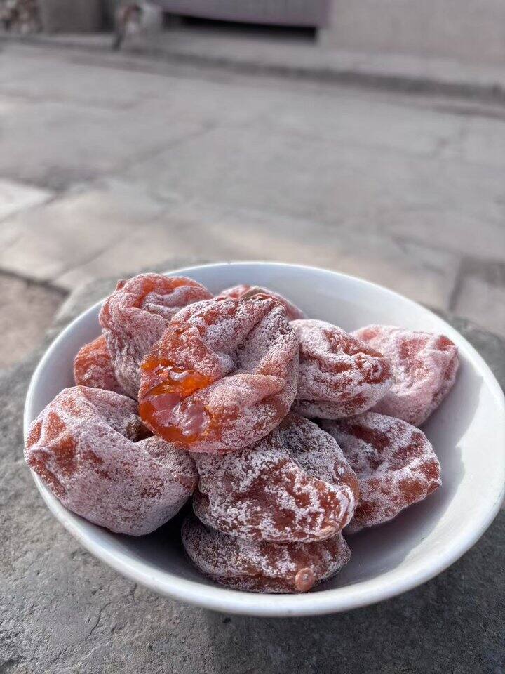 家里的柿饼好啦～