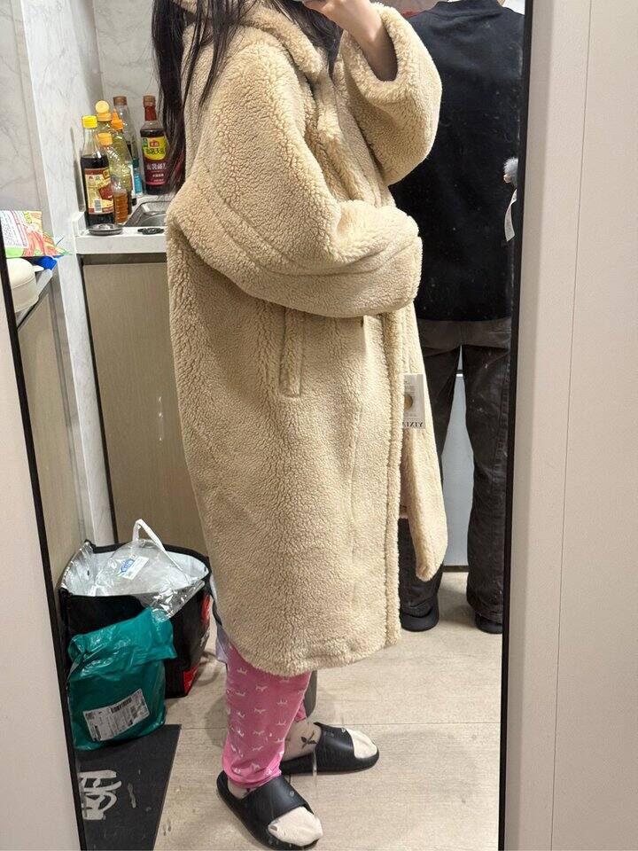 这个泰迪熊大衣真的好壮一个