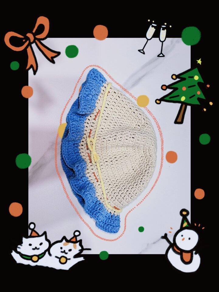 给宝宝钩的第二顶帽子