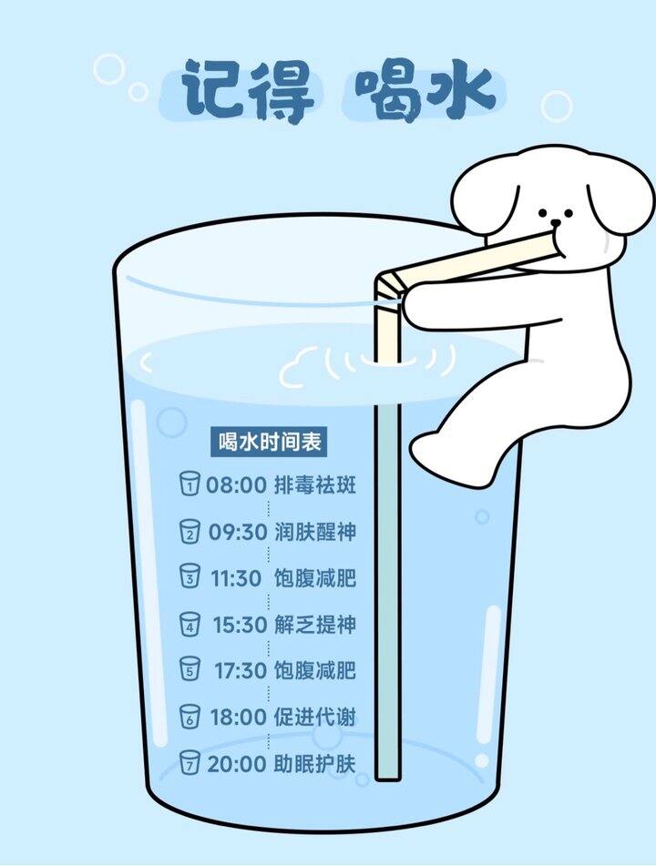 今天努力喝水了吗