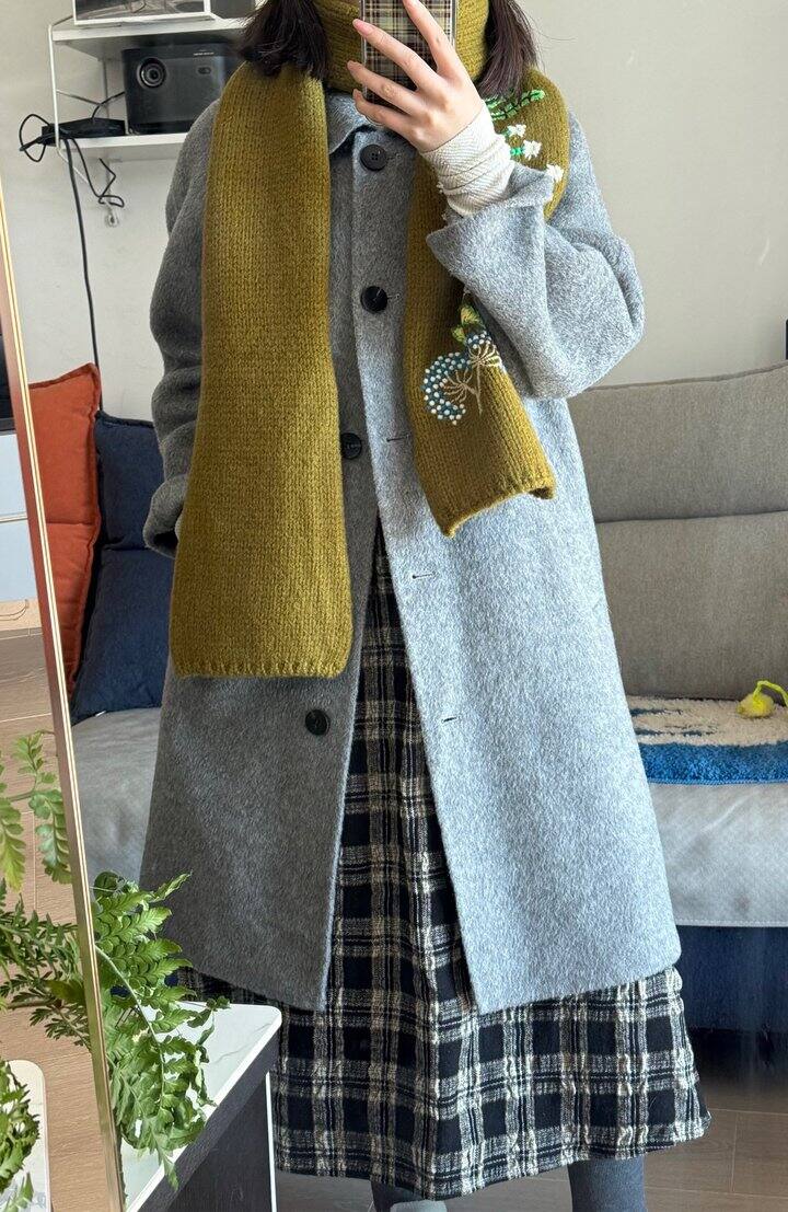 被路口姐妹种草的格子半裙