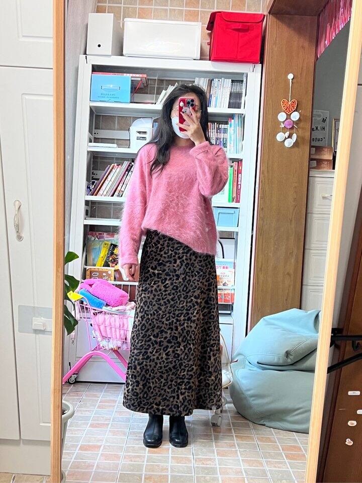 好久没穿过靴子👢