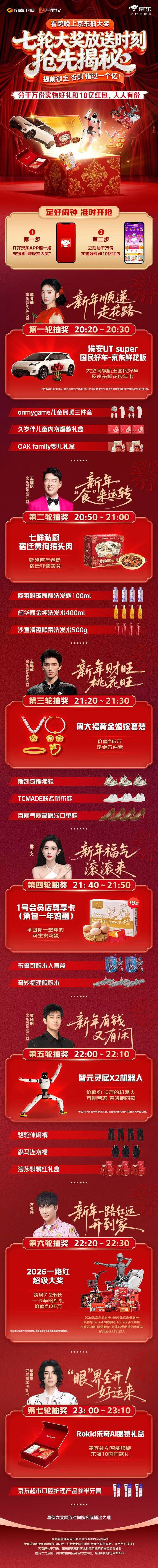 跨晚倒计时！！七轮大奖抽奖时间大公开！