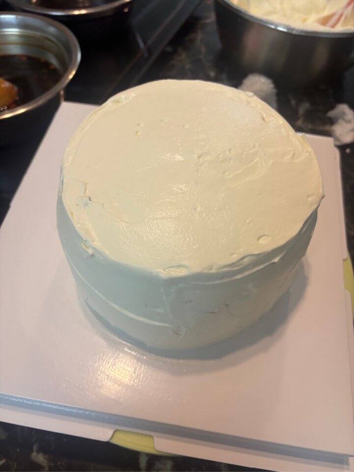 哈哈，人生第一次完全意义上的抹面