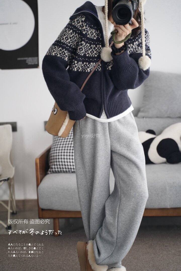 韩代同款两穿卫裤！💰99