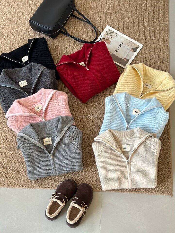 𝐞𝐠𝐠拉链毛衣！💰69.9