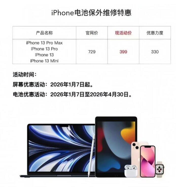 苹果「 399 换电池」很划算？有个免费的方法连 399 都不用掏。