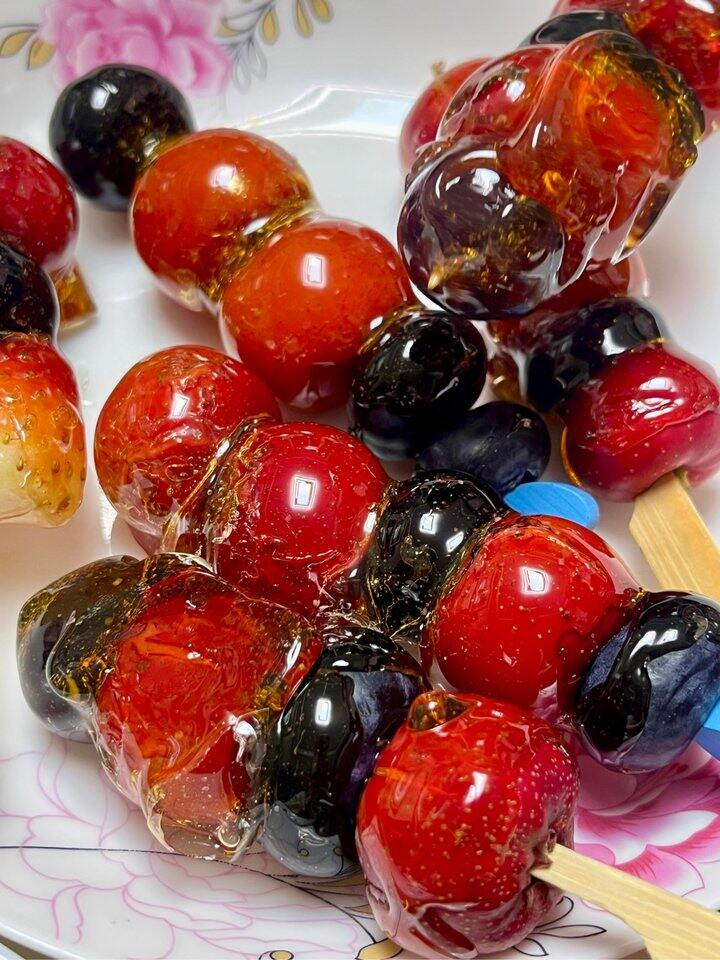 第一次做糖葫芦成功