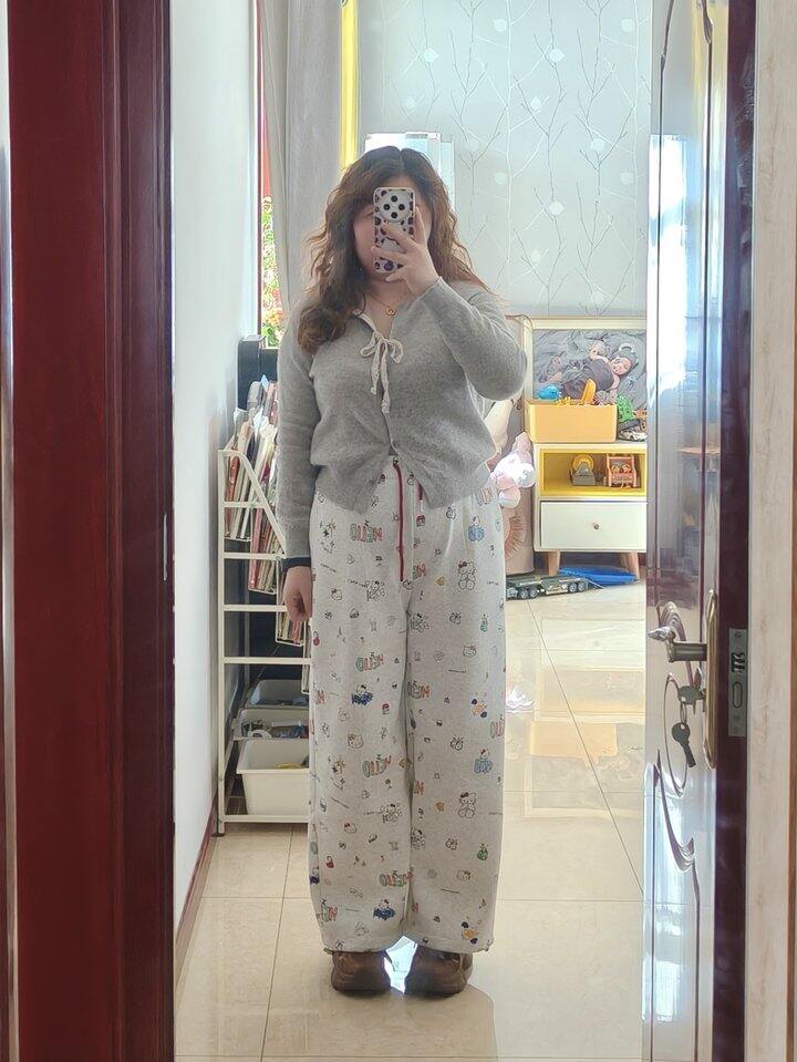 阿喜家的卡通裤收到啦