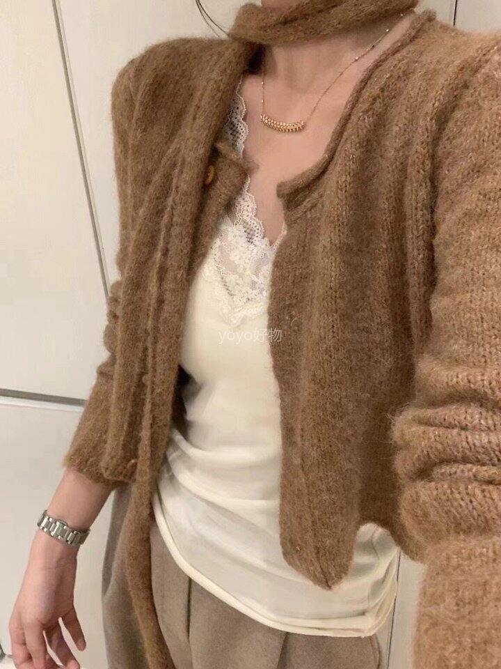 法式纯欲睫毛蕾丝长袖！💰39