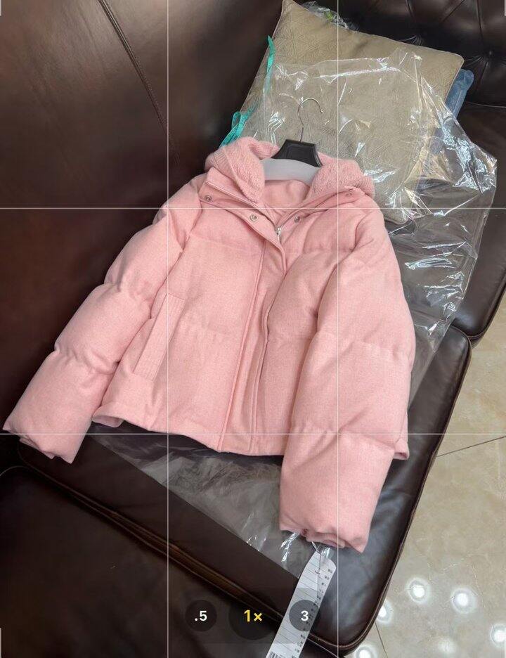 想买粉色羽绒服
