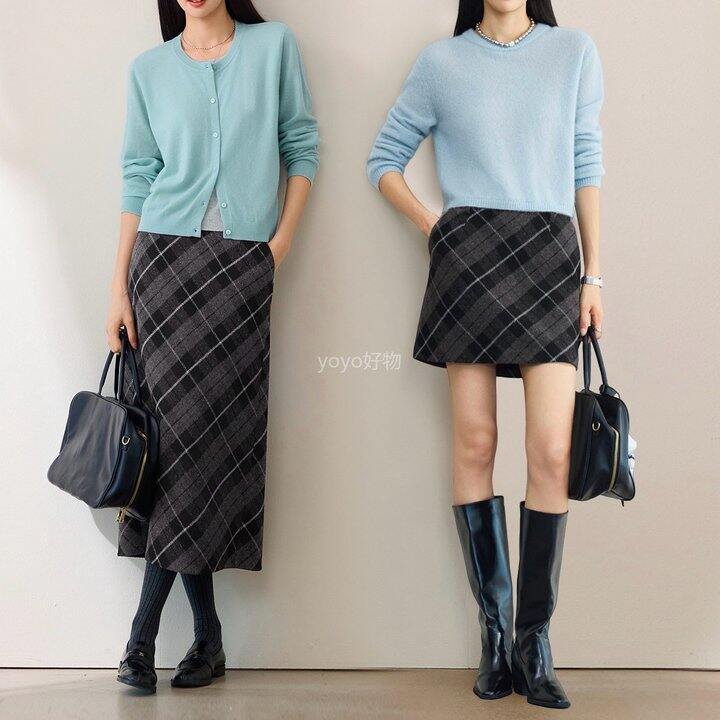 超绝英伦格子裙！💰69.9起