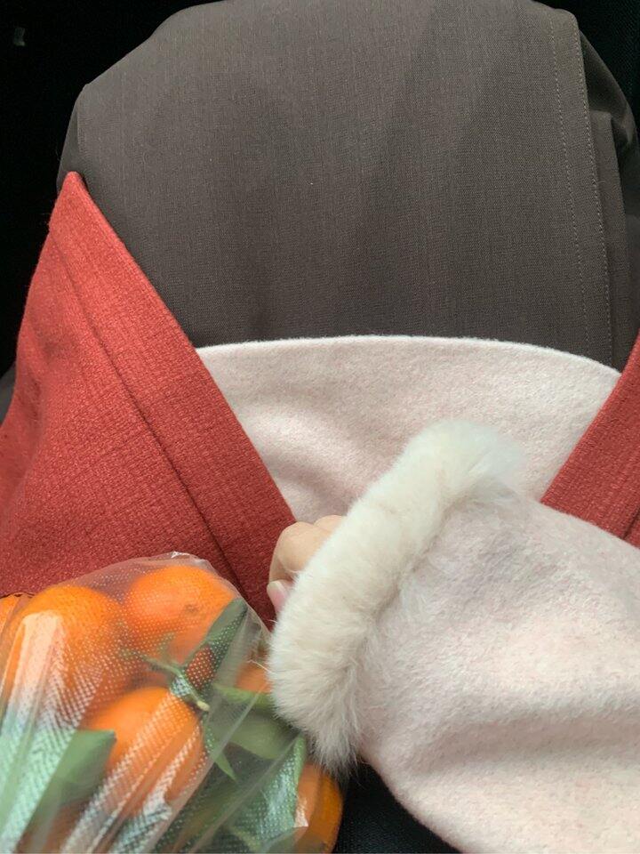 毛茸茸的交领好暖和