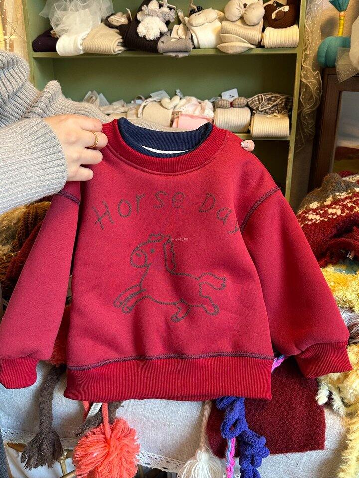 小马加绒拜年服卫衣！💰29.9