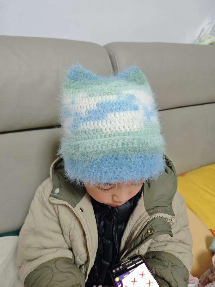 猫耳帽完成