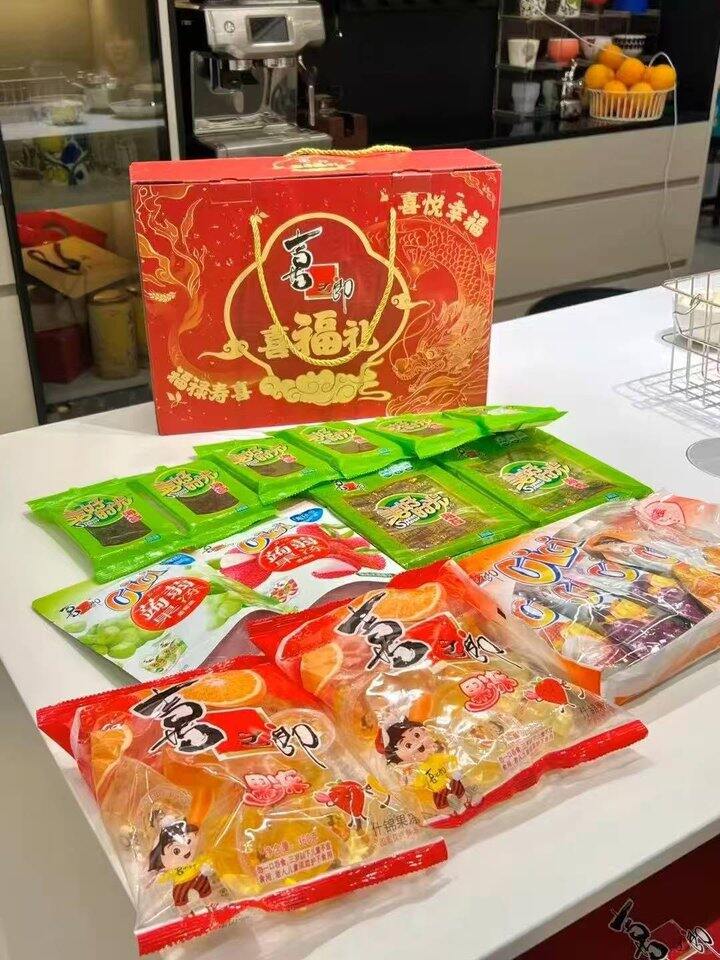 娃超爱的过年零食‼️喜之郎🚗