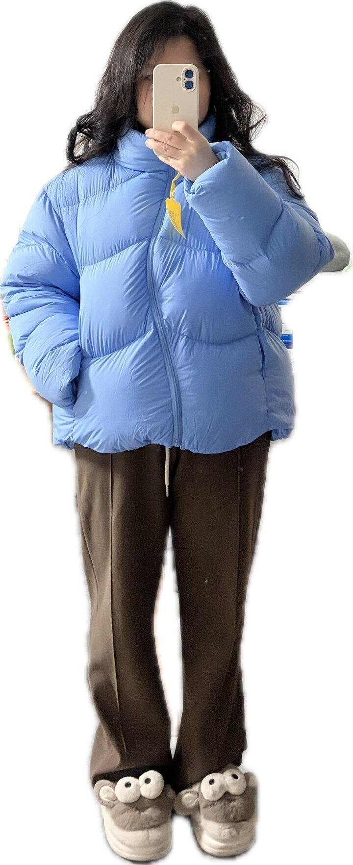 三彩独醒90白鹅绒羽绒服