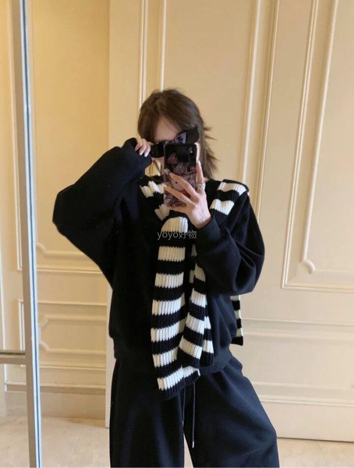 氛围感连帽披肩围巾！💰29.9