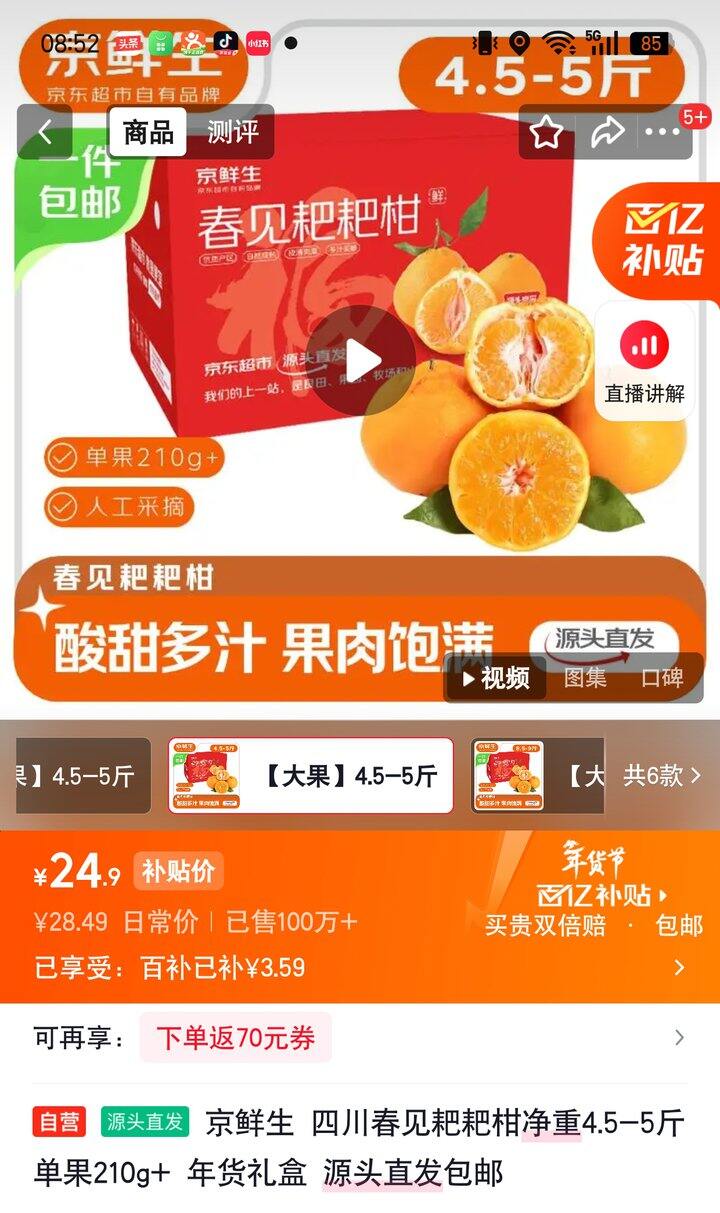 【奶茶东】耙耙柑