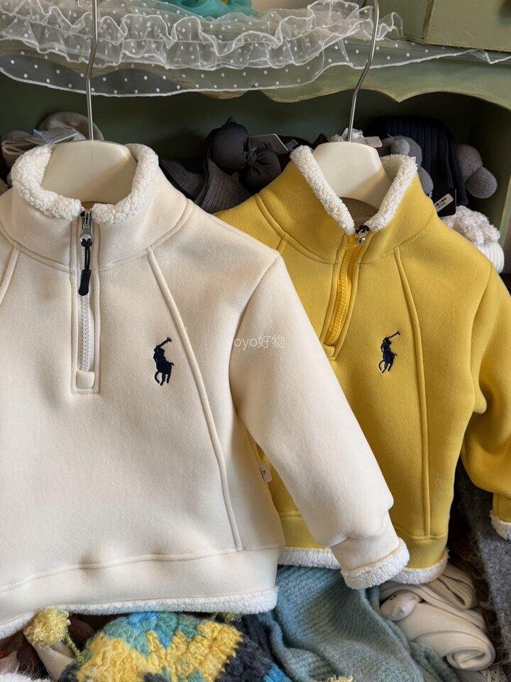 半拉链羊羔绒卫衣！打底衫！💰25起