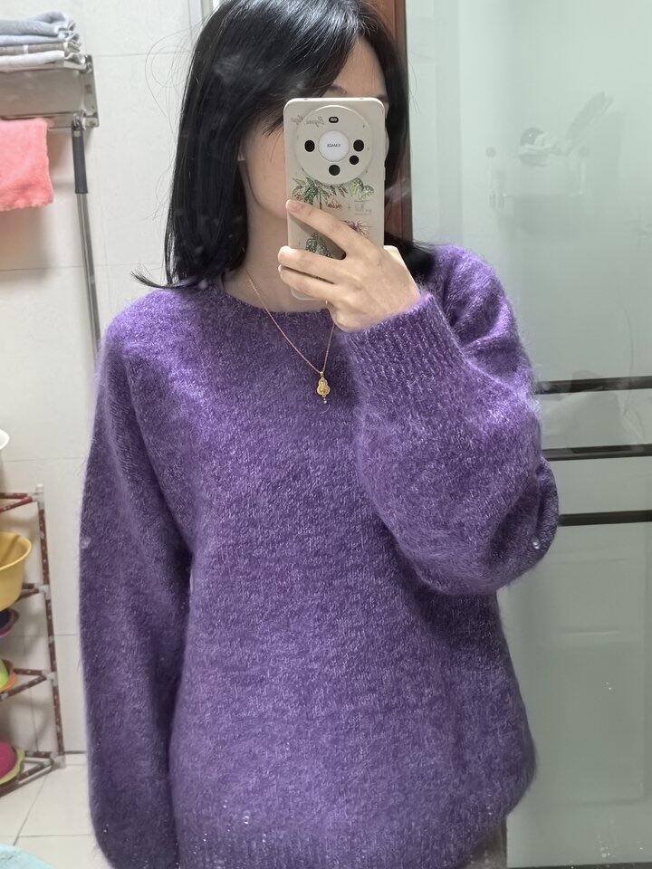 臻衣莱秀进口羊驼绒毛衣