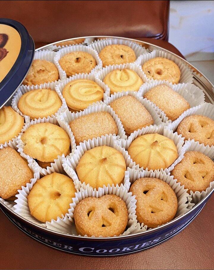 自🈺良品铺子丹麦黄油曲奇 高档铁盒装𝟵𝟬𝟴𝗴 💰45.9‼️