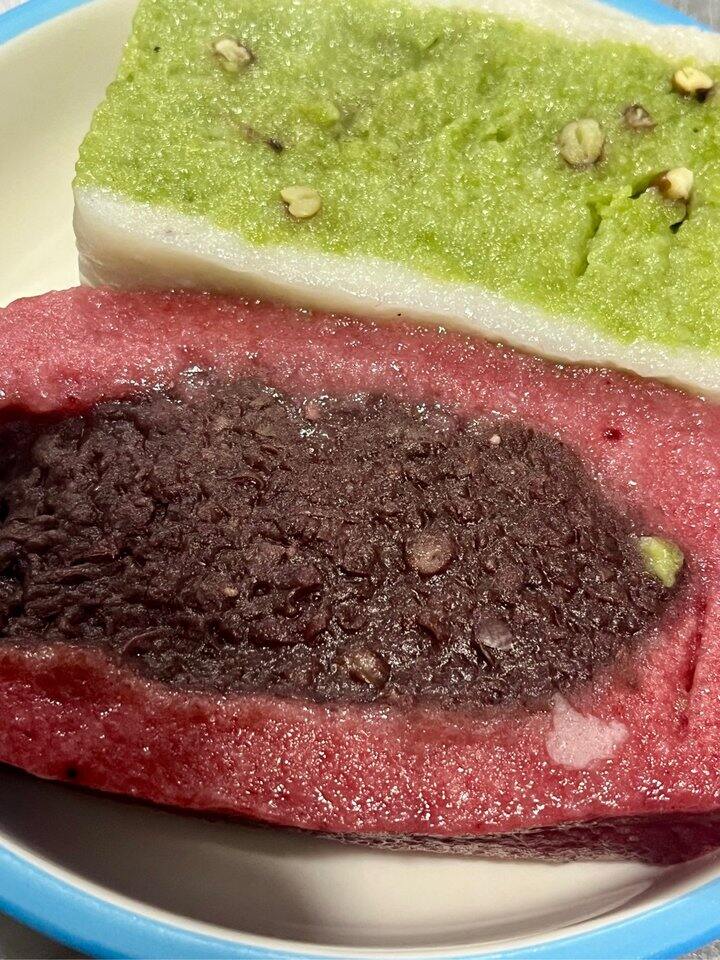 苏州的松糕吃上了