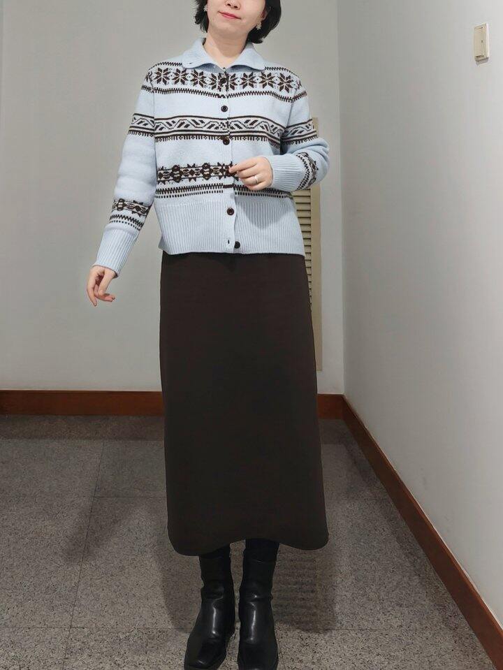 Daily Look 天蓝色费尔岛毛衣