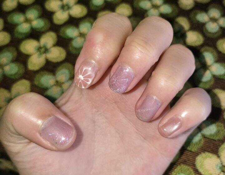 自制美甲成功！