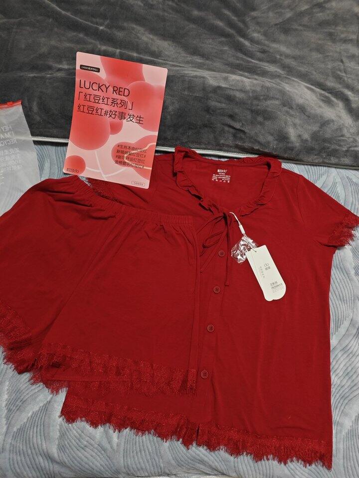 红红火火红豆红🫘好事发生睡衣