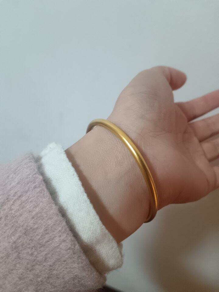 攒金半年，我把金珠换成大金镯子了